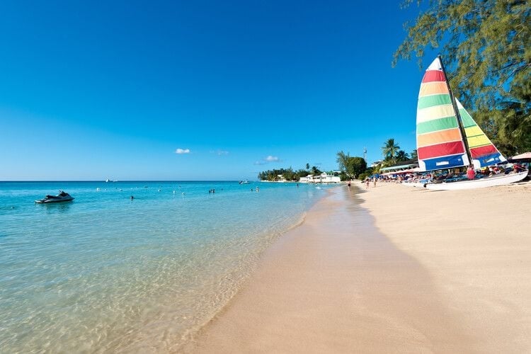 Resort beach at Royal Westmoreland Barbados