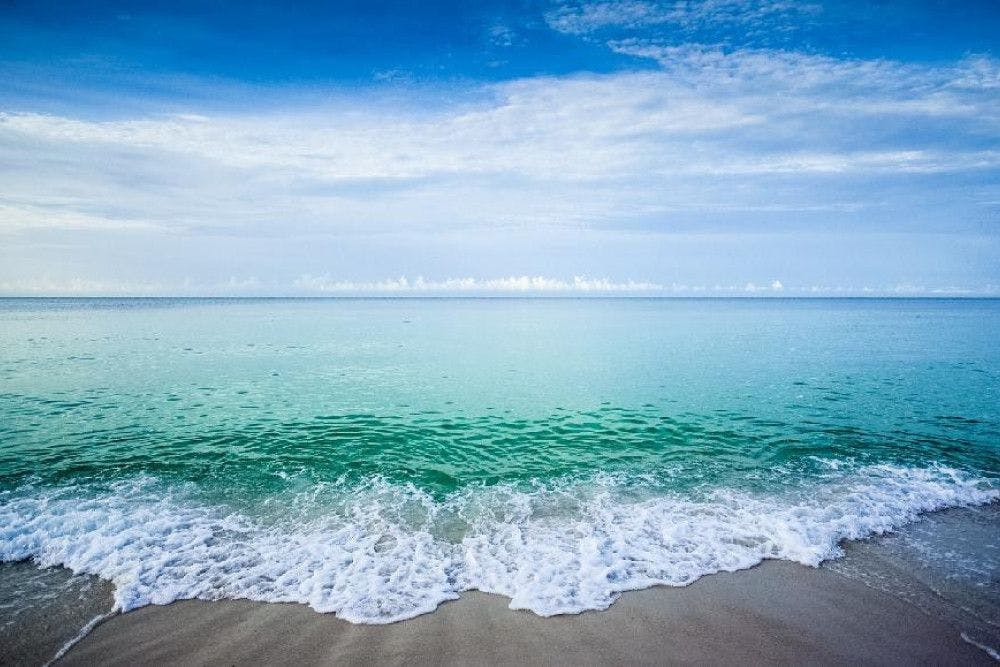 Ocean views from Okaloosa Island Florida