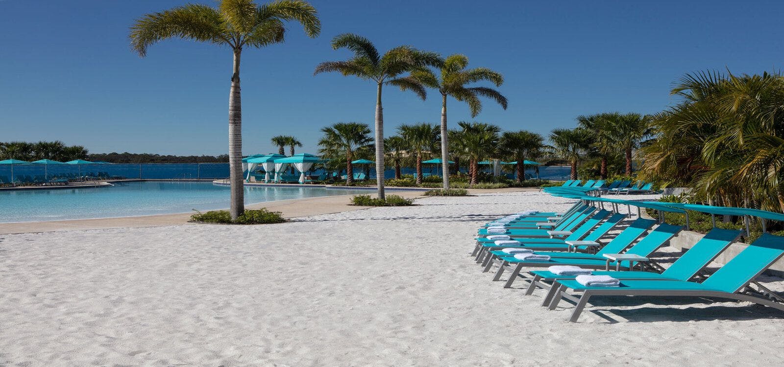 Orlando beach houses such as Margaritaville resort with beach