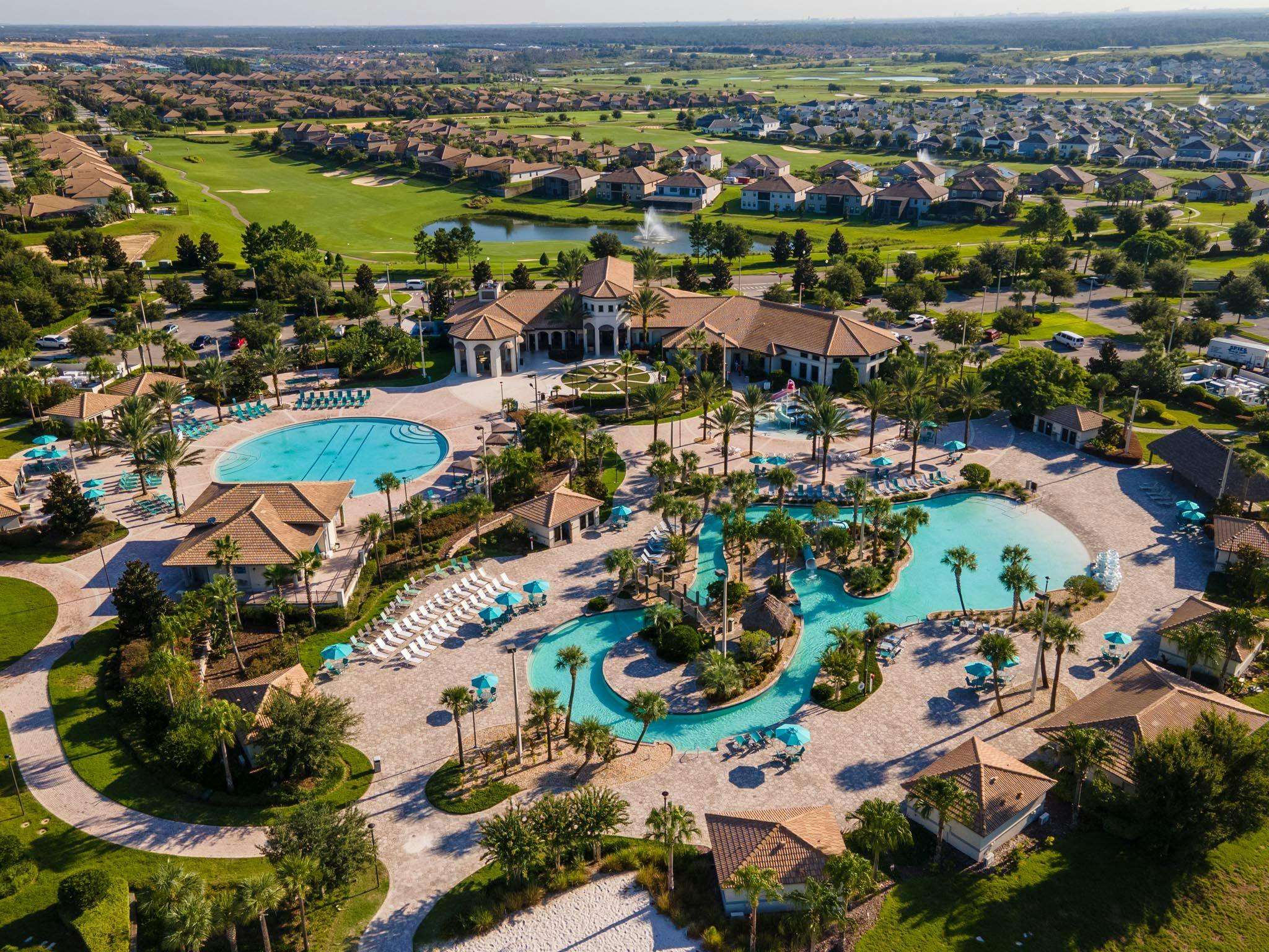 Orlando Resorts aerial view of Championsgate