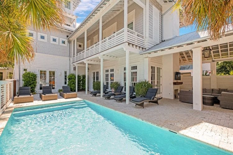 Rosemary Beach 9 rental home with pool in Rosemary Beach resort in 30A Florida