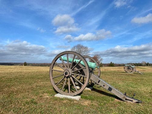 Canons on Manassass Battlefield