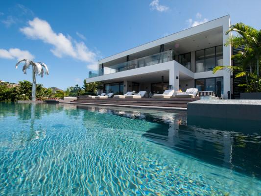 St Barts villas with staff Villa Neo