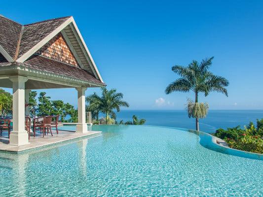 Silent Waters Caribbean villa with pool