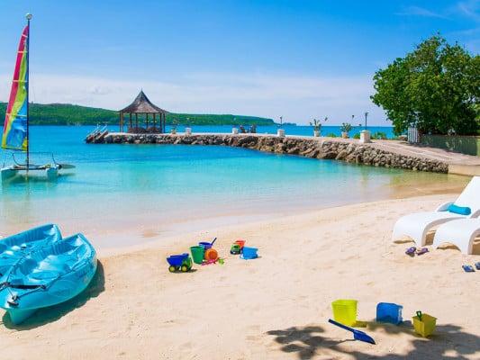 Sundown on the Beach