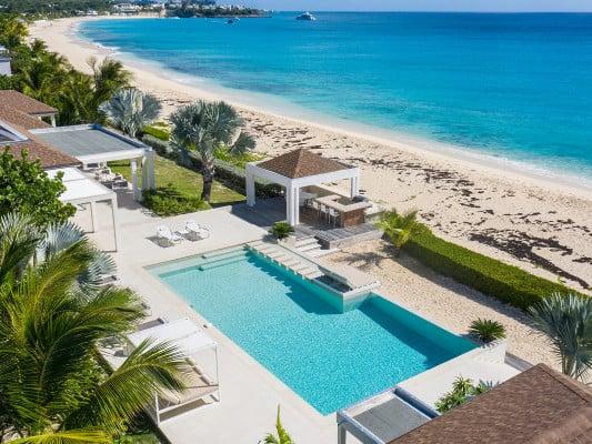 Turtle Nest St Martin beach villa rentals