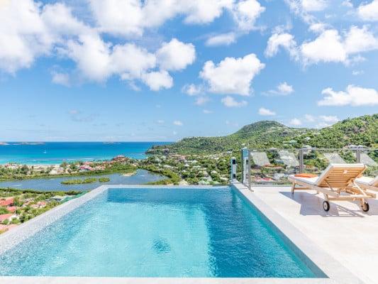 Villa L'Oiseau Blue St Jean villas with pools