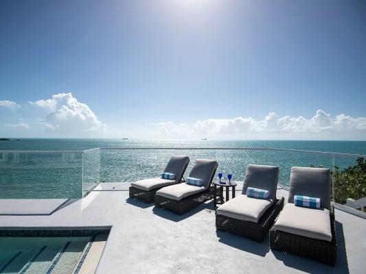 Moonshadow Villa sea view house rentals Providenciales