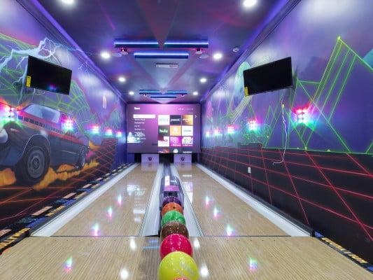 Adventure Island Resort 1 villas with bowling alleys and games rooms