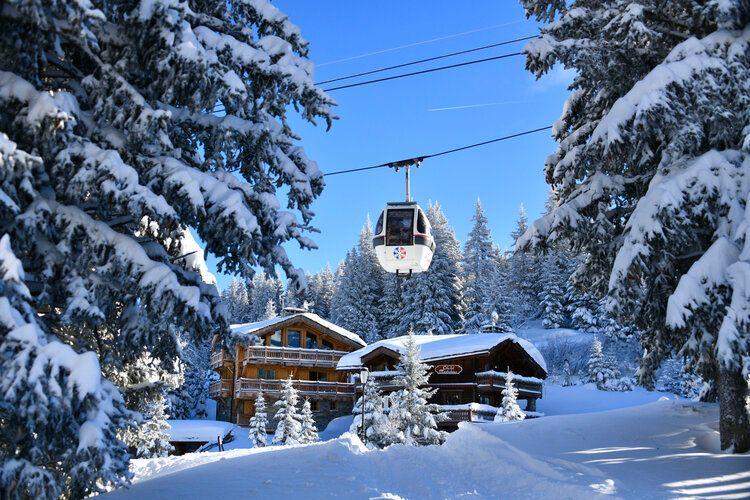 5 amazing winter resort in Europe for skiing, generic view of Courchevel, French Alps
