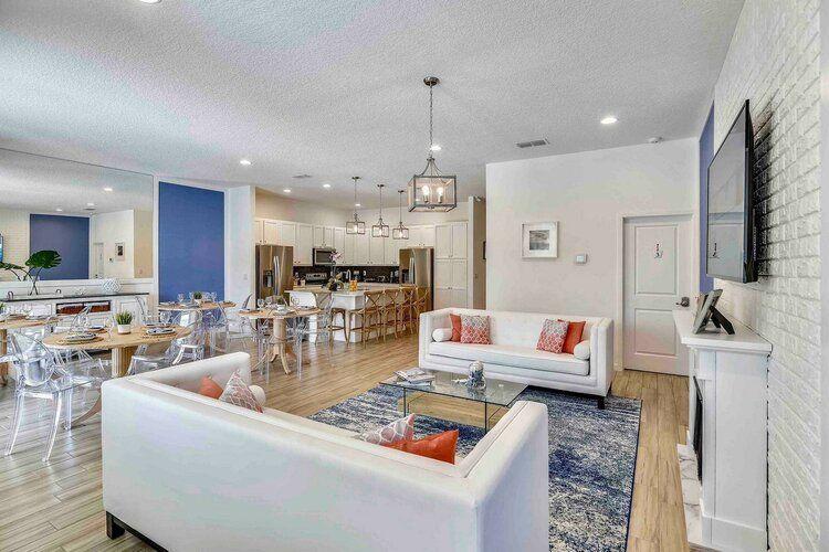 The stylish living room in Bella Vida 144