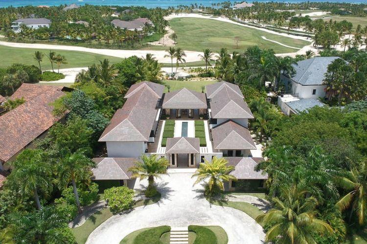 Aerial view of Punta Cana Resort & Club 29 overlooking the golf club fairways