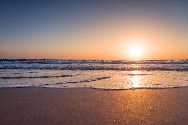 Sunset over the Caribbean Sea
