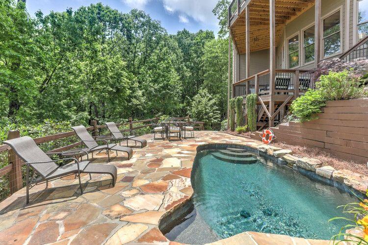 Pool view from Big Canoe 8 in Georgia