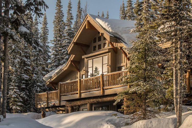 Big Sky 34 traditional cabin the snow