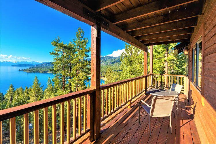 Lake Tahoe 60 mountain views from its lake view balcony