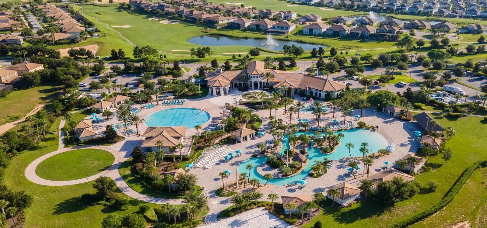 Champions gate homes for sale, aerial view, Top Villas Realty