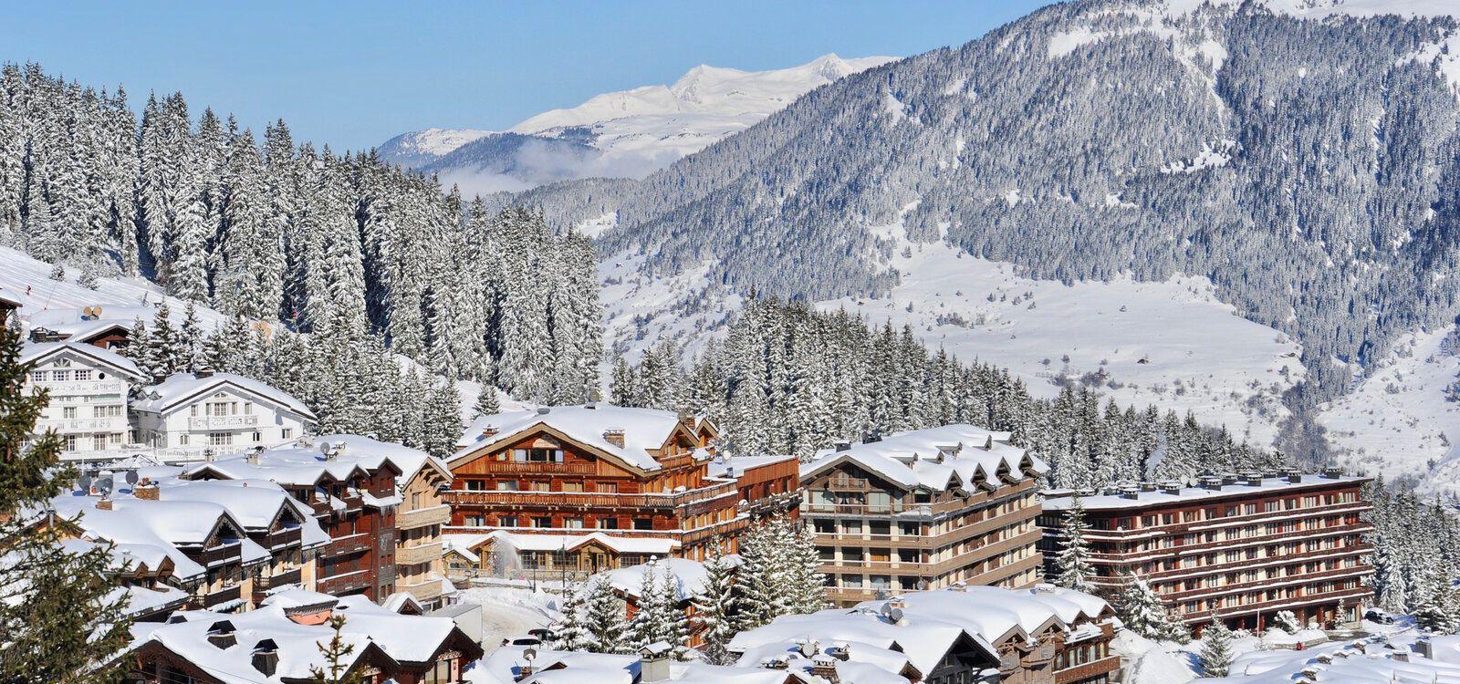 Courchevel Village 1550 Chalets, resort view, Top Villas