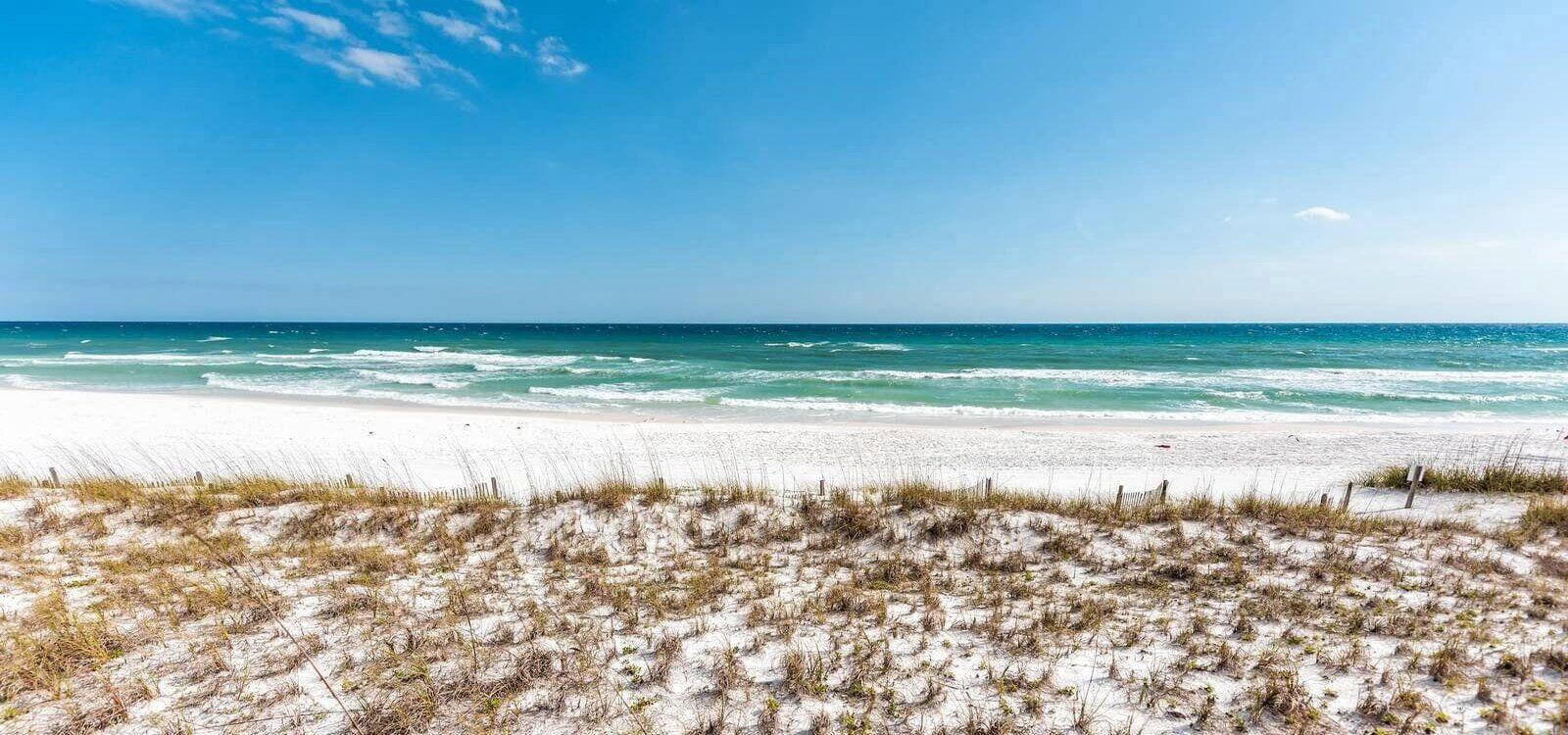 Destin snowbird rentals, beach access