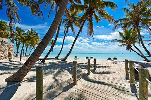 White sand beach in Florida