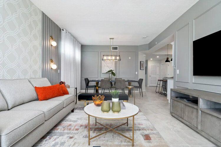 Florida condos, Storey Lake Resort 741 living space, Top Villas