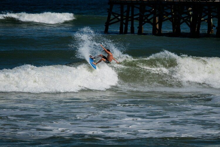 Best beaches in Florida, Flagler Beach surfer