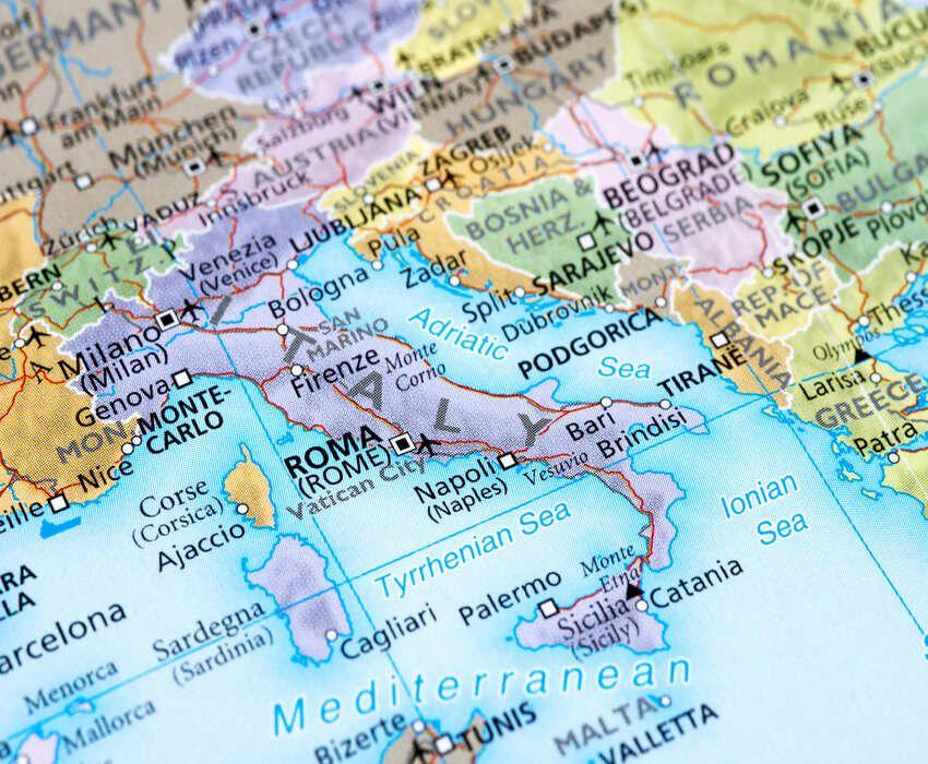 Map of Italy