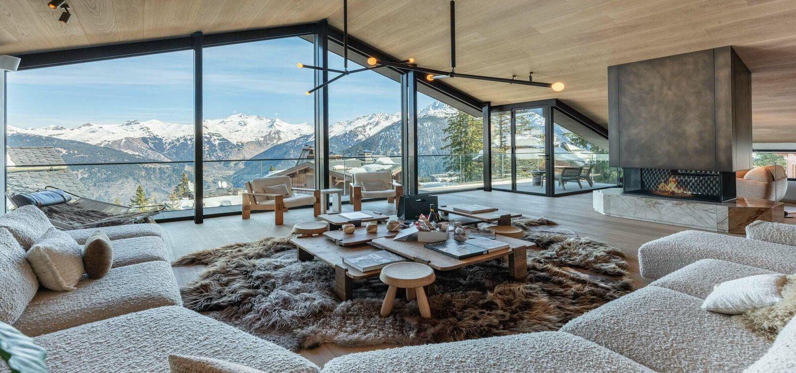 Courchevel 12 living room, hero, Top Villas