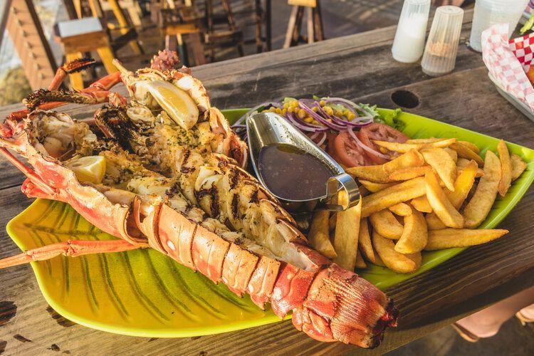 Typical seafood cuisine