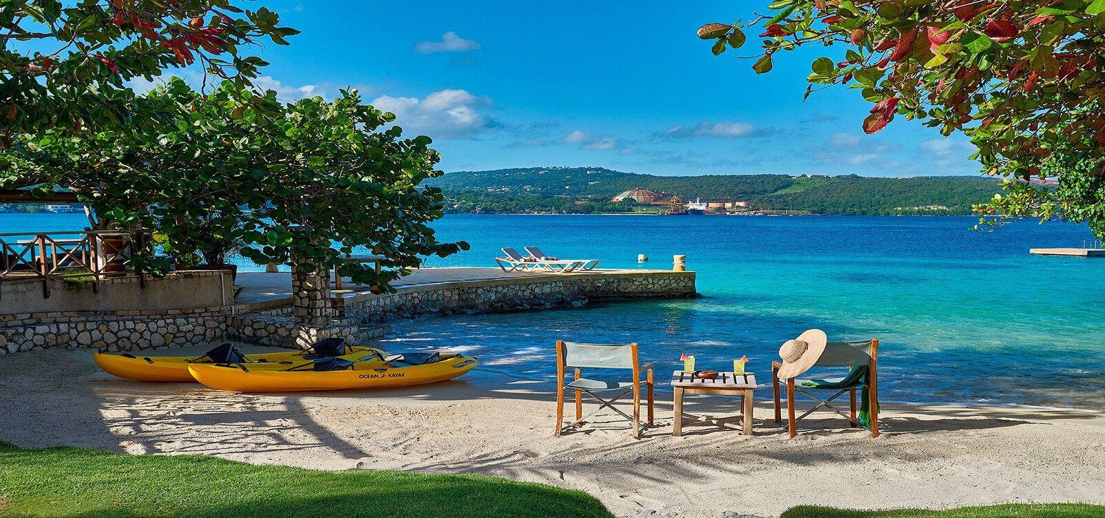 Jamaica villas for large groups, Keela Wee on the beach, view