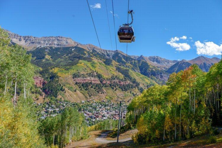 Ride the Telluride gonadala to Mountain Village, Colorado, things to do, Top Villas