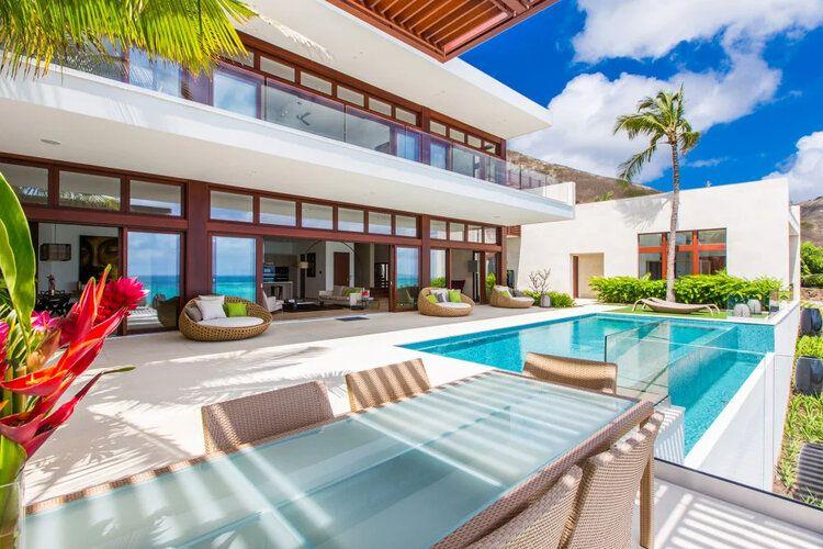 Kailua 5, Kailua vacation rentals in Hawaii, pool and terrace view, Top Villas