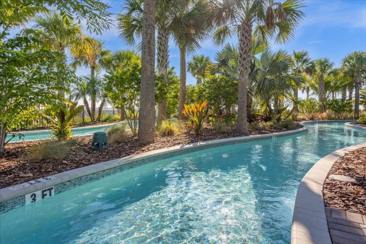 Lazy river view at Windsor Island Resort water park, FAQs, Top Villas