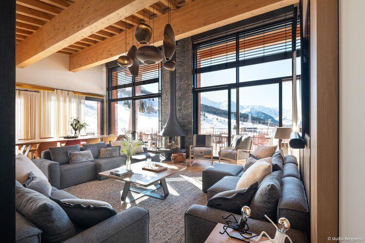 Les Arcs Accommodation, living room of Les Arcs 1, Top Villas
