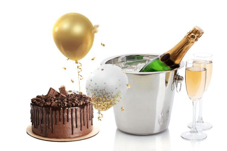 Pre-arrival groceries, luxury celebration hampers