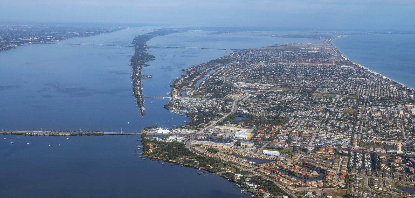 Melbourne Beach from above