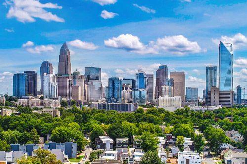Charlotte city skyline