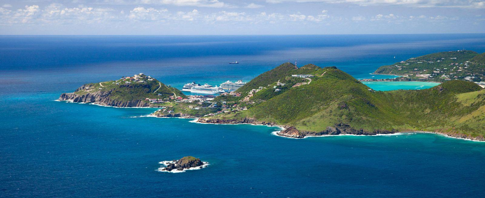 Saint Martin coastline