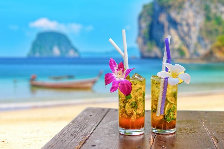 Phuket Thailand holidays, coastal view cocktails, Top Villas