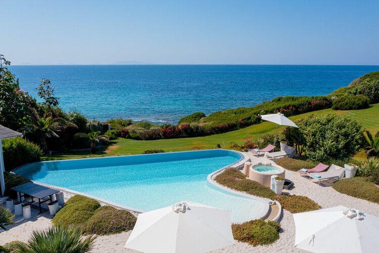 Sardinia villa rentals with private pool, Villa Ambra pool, Top Villas