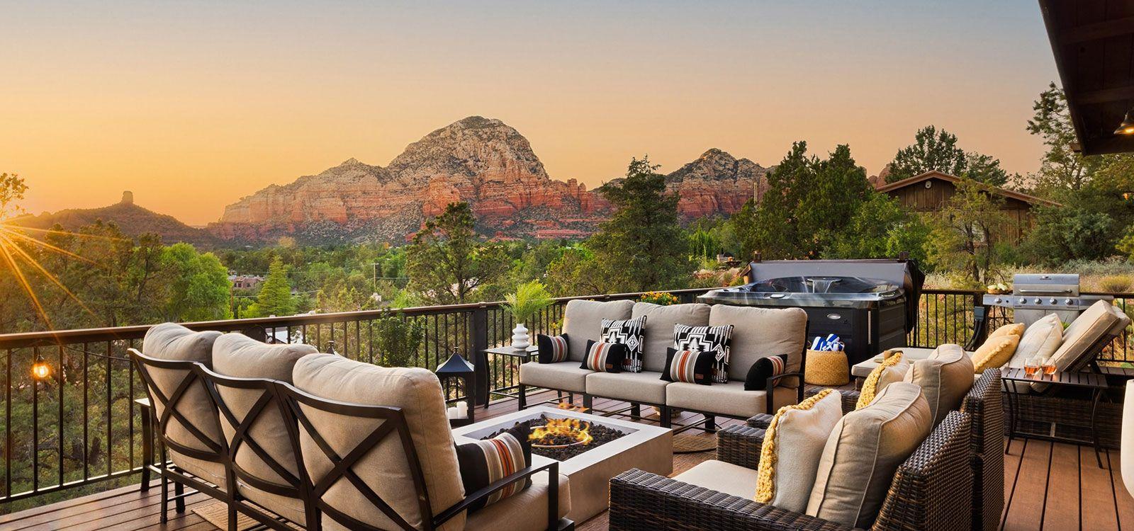 Sedona vacation rentals, Sedona 23 scenic terrace, hero, Top Villas