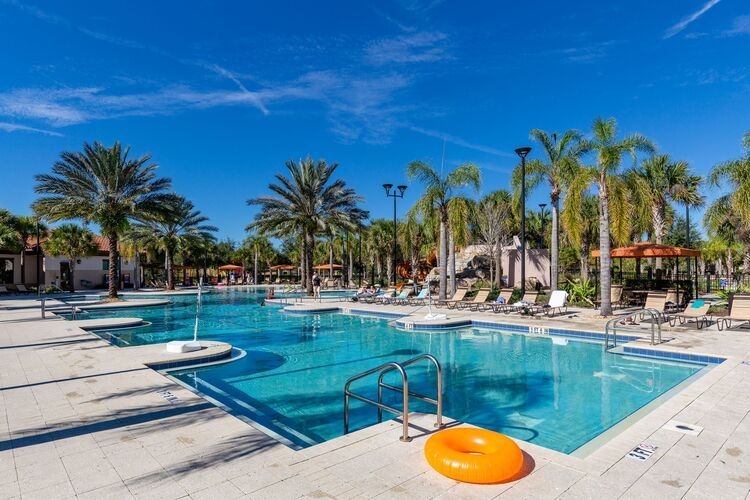 Solterra Resort water park pool view, Top Villas