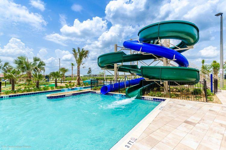 Waterslides at Storey Lake Resort