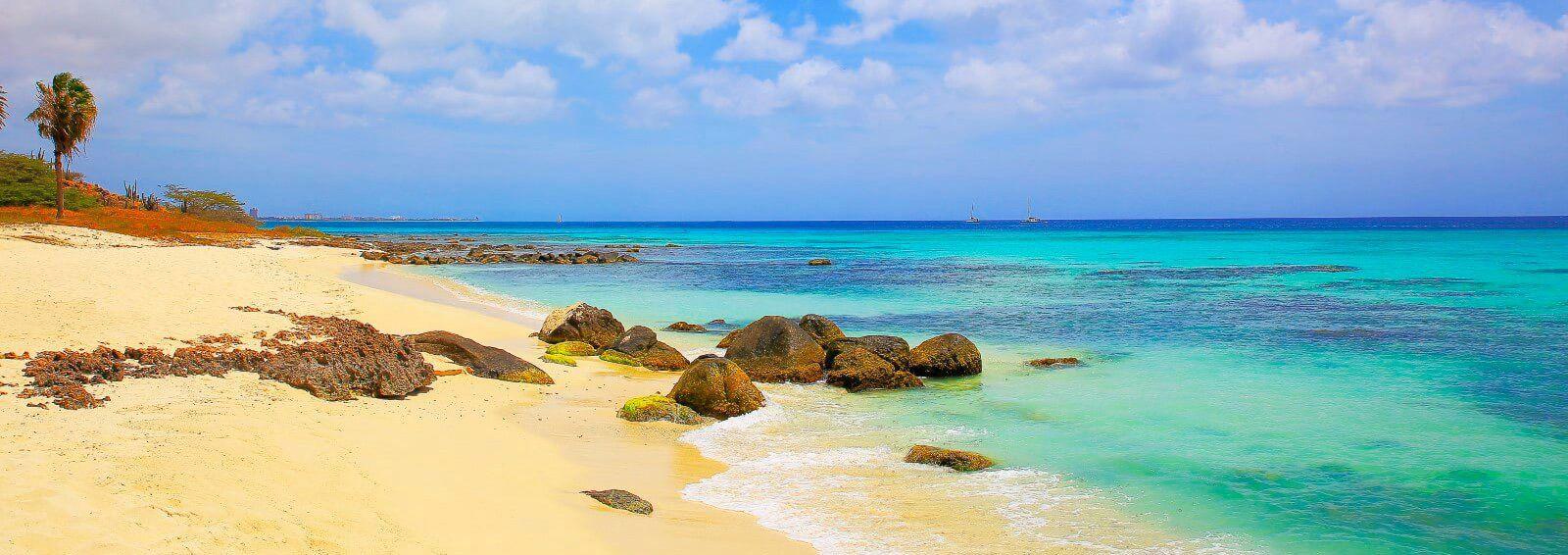 A whites sand beach in Providenciales