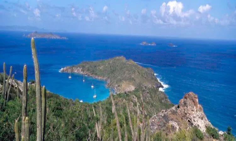 Colombier coastline with rocky cove