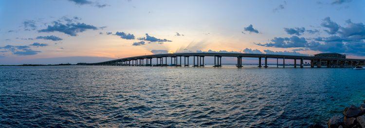 Bridge over the harbor in Destin