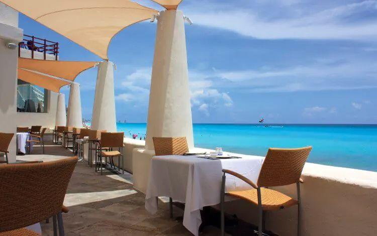 Restaurant by the sea