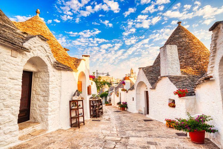 Trullo houses in Puglia