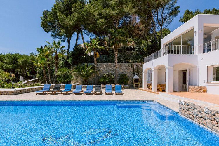 Balearic Islands villas with private pools, Villa Bella vista, poolside, Top Villas
