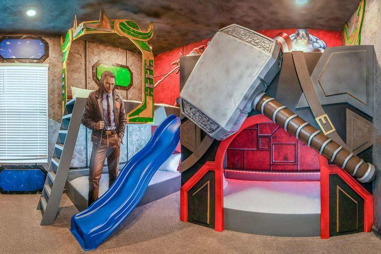 Villatel 16 vacation home with Thor themed bedroom